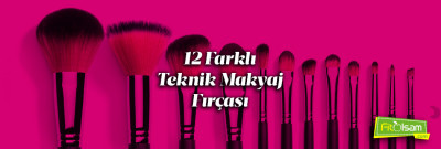 12 Farklı Teknik Makyaj Fırçası